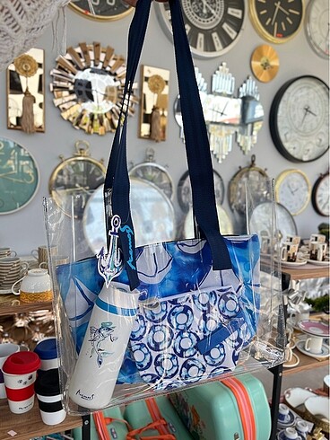Şeffaf çanta 3 lü set