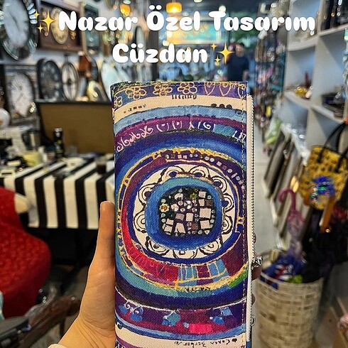 Nazar tasarım cüzdan