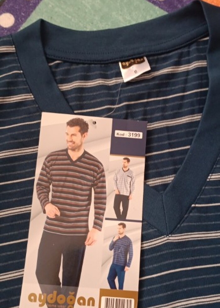 Erkek gecelik  - Görsel 3