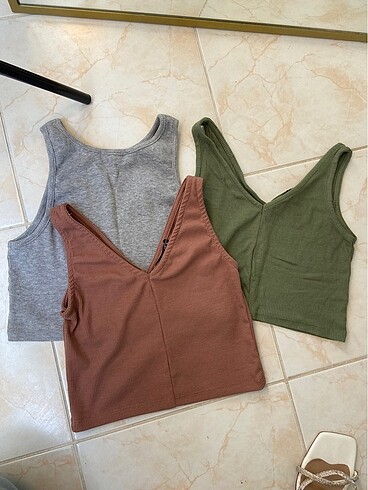 xs Beden Crop 3 adet