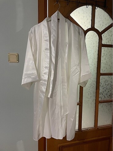 Bride saten sabahlık - Görsel 5