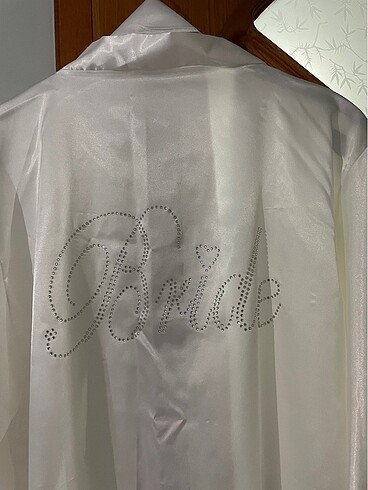 Bride saten sabahlık - Görsel 7