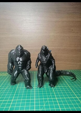 Godzilla vs King Kong 2li figür