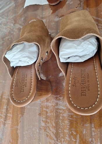 Divarese marka, 37 no. Italyan uretimi.Süet Platform. - Görsel 6