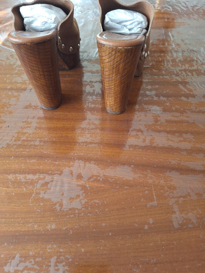 Divarese marka, 37 no. Italyan uretimi.Süet Platform. - Görsel 4