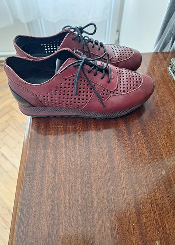 38 Beden Inci marka, 38 no, gerçek deri Kadın Pembe Bağcıklı Sneakers