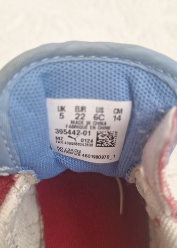 Puma Ünisex Çocuk Beyaz Spor Ayakkabı - Görsel 6