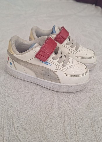 Puma Ünisex Çocuk Beyaz Spor Ayakkabı - Görsel 2