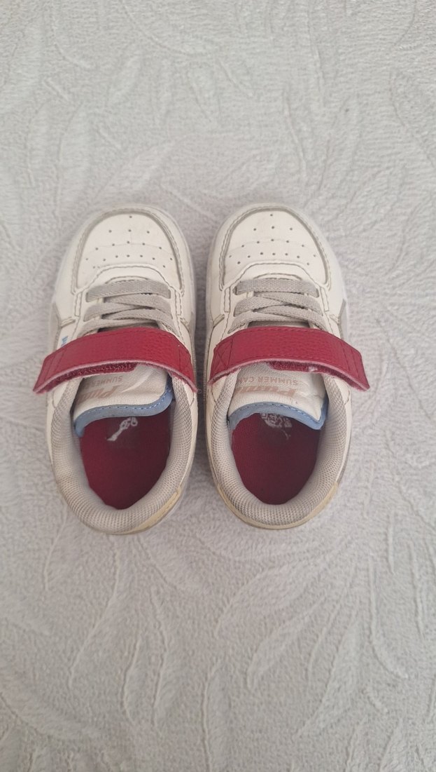 Puma Ünisex Çocuk Beyaz Spor Ayakkabı - Görsel 5