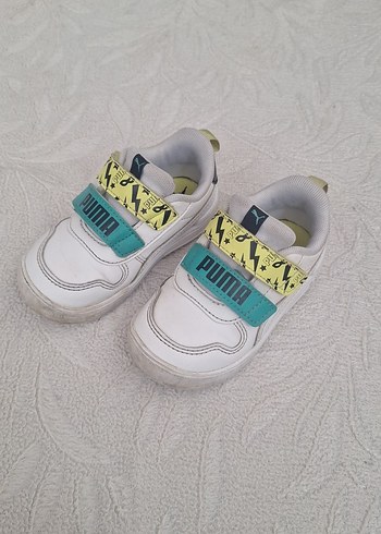 Renkli Baskılı puma Erkek Çocuk Spor Ayakkabı - Görsel 6