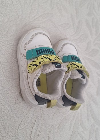 Renkli Baskılı puma Erkek Çocuk Spor Ayakkabı - Görsel 4