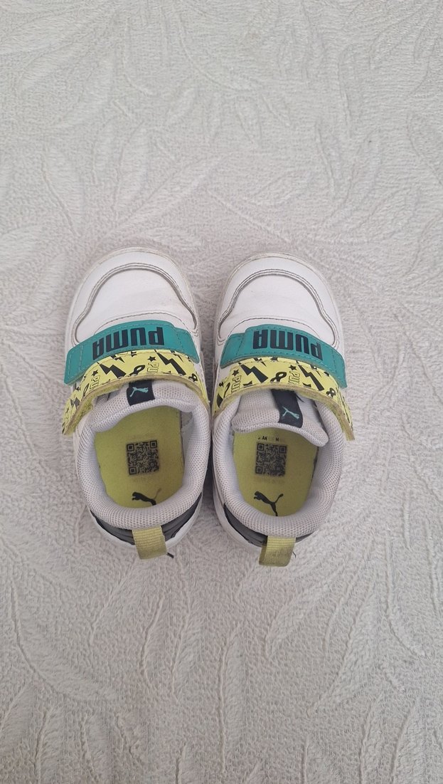 Renkli Baskılı puma Erkek Çocuk Spor Ayakkabı - Görsel 3