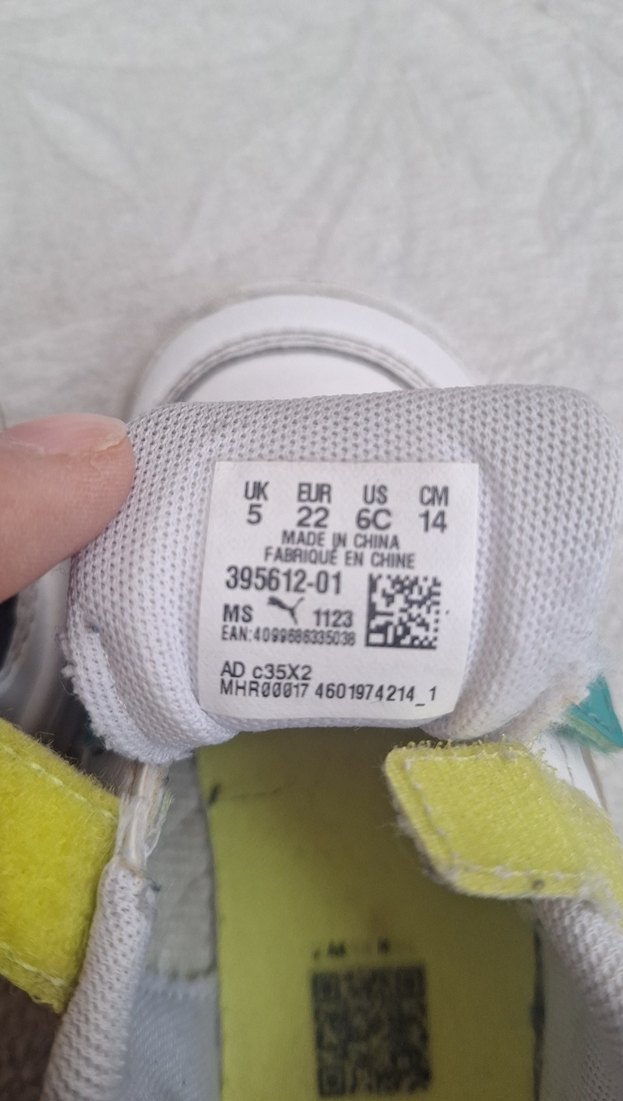 Renkli Baskılı puma Erkek Çocuk Spor Ayakkabı - Görsel 5