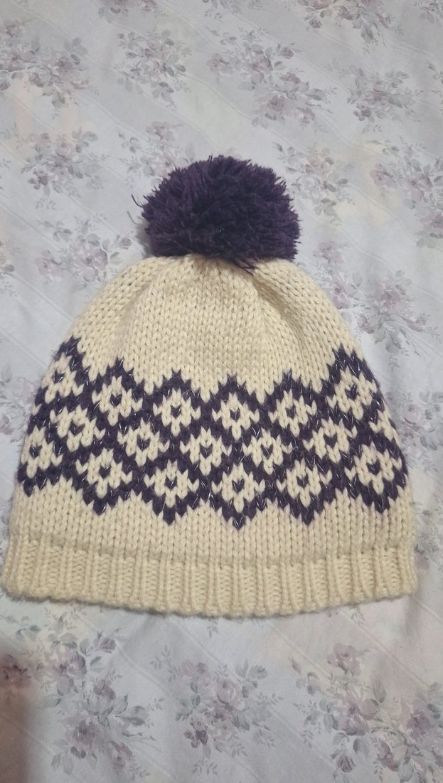 Renkli Örgü Kadın Bere Seti - Görsel 3