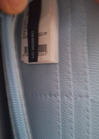 Mavi Deri Fermuarlı Kadın Cüzdanı - Görsel 5