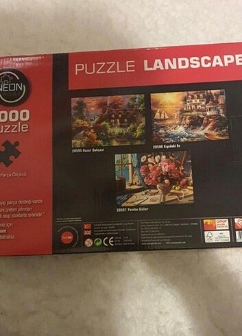  Beden 1000 parça puzzle