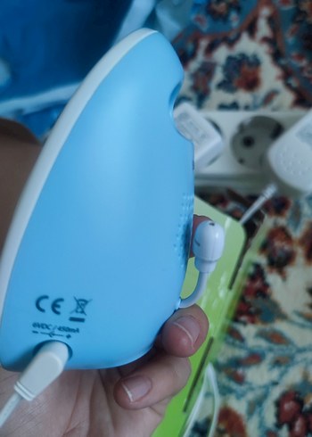 Mavi Beyaz Bebek Ses Monitörü - Görsel 6
