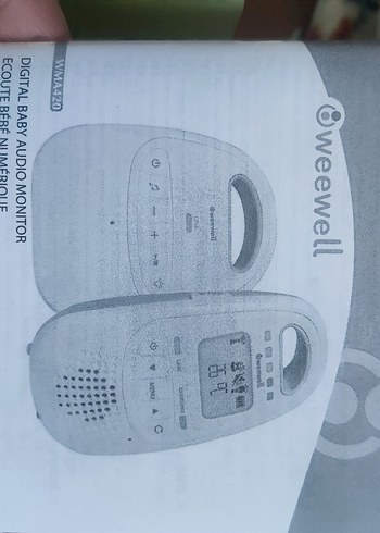 Mavi Beyaz Bebek Ses Monitörü - Görsel 7