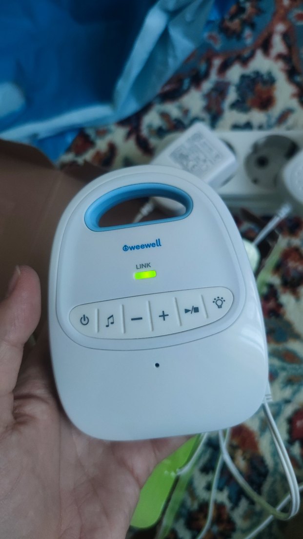 Mavi Beyaz Bebek Ses Monitörü - Görsel 5