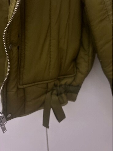 xs Beden yeşil Renk Zara mont