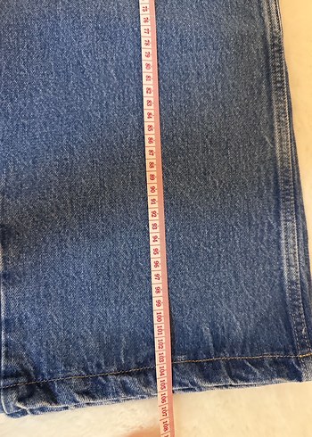 Düğmeli Gri erkek Denim Pantolon - Görsel 3