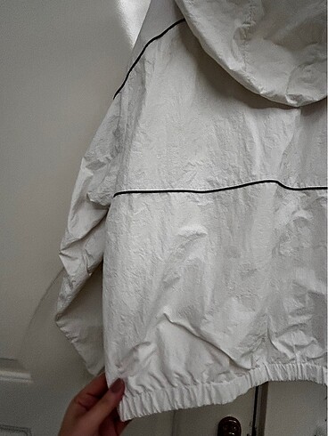 Beyaz yağmurluk - Görsel 5