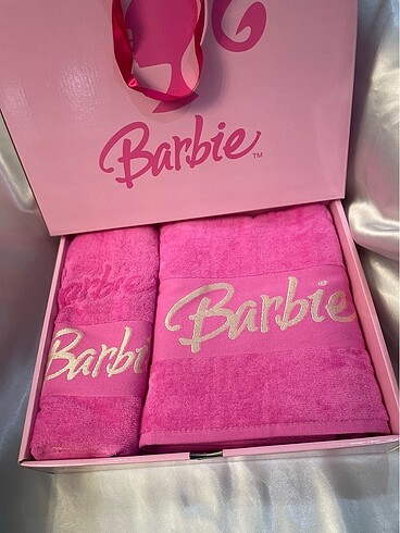 BARBİE HAVLU SETİ