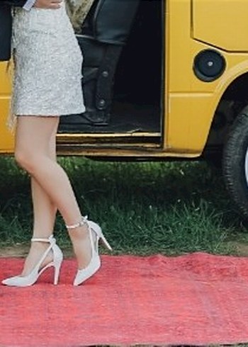 Diğer Diger Beyaz Stiletto Kadın Ayakkabı