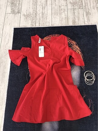 Diğer Kırmızı mini elbise
