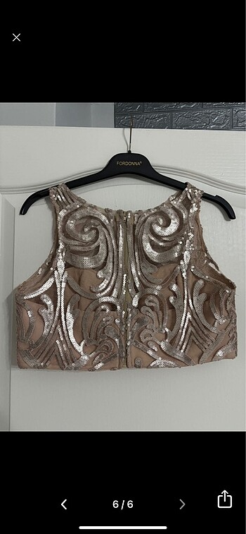 Abiye crop - Görsel 3