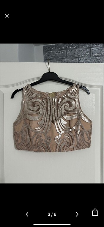 Abiye crop - Görsel 2