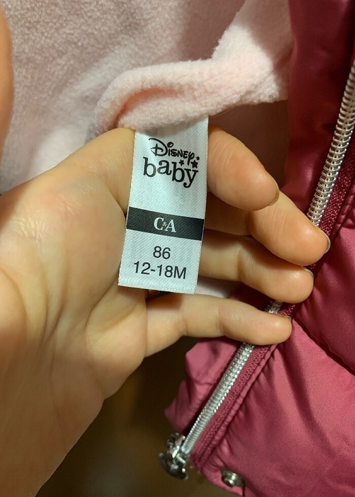 C&A disney kışlık kız bebek mont - Görsel 4