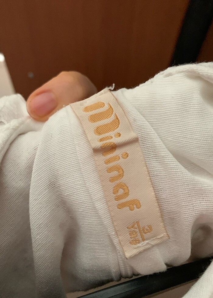 Beyaz fistolu özel gün bebek elbisesi satıldı - Görsel 4