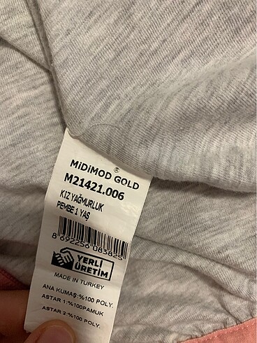 Yepyenidir çocuk yağmurluk rüzgarlık - Görsel 6