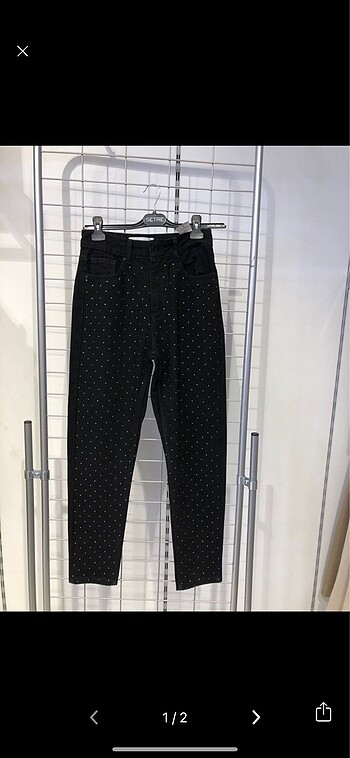 Taşlı pantolon parıltılı SETRE