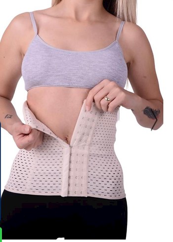 Bej Göbek ve Bel Bölgesi Toparlayıcı Korse - Görsel 3