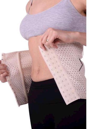 Bej Göbek ve Bel Bölgesi Toparlayıcı Korse - Görsel 4