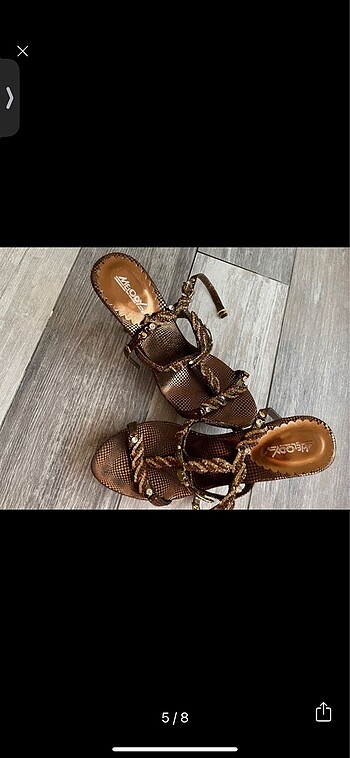 Melooy topuklu abiye ayakkabı - Görsel 5