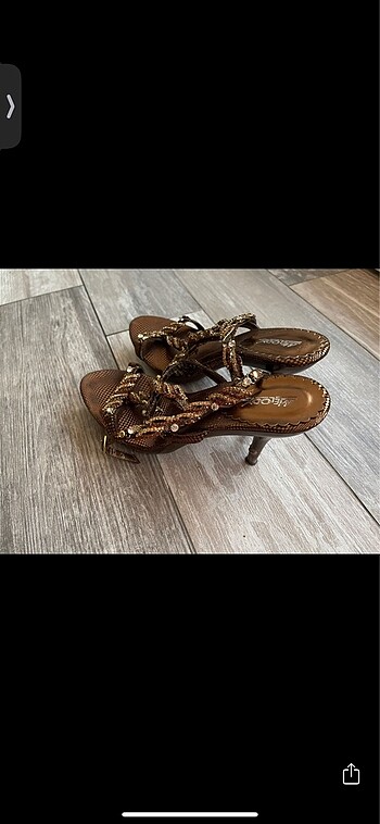 Melooy topuklu abiye ayakkabı - Görsel 7