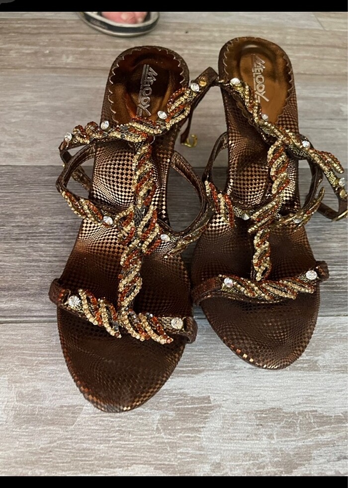 Melooy topuklu abiye ayakkabı - Görsel 1