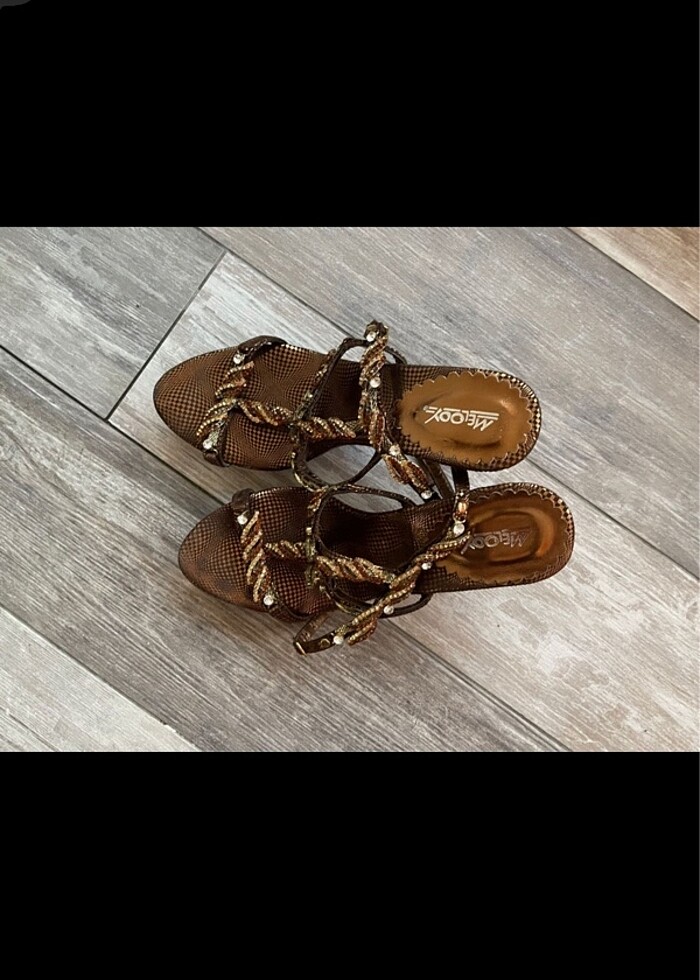 Melooy topuklu abiye ayakkabı - Görsel 3