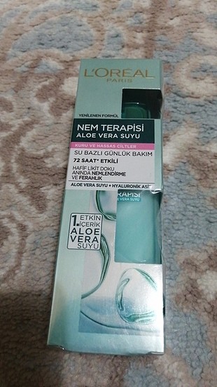 Loreal Paris nem terapisi aloe vera suyu ve diedermine su kampan