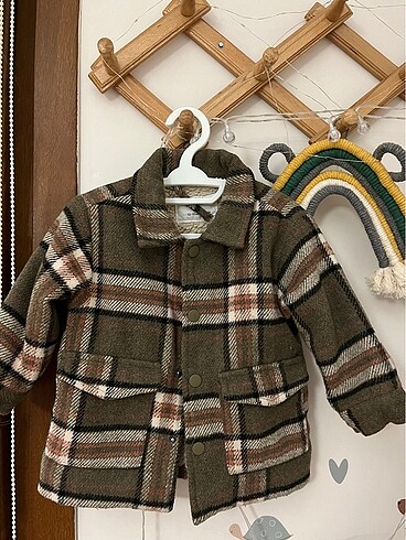 Zara çocuk kaşe mont