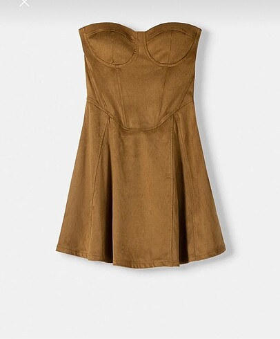 Bershka Süet elbise