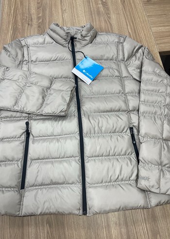 Columbia taş rengi Fermuarlı Erkek Mont