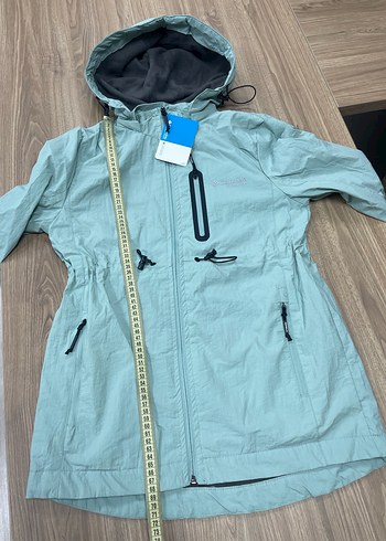 Columbia Turkuaz Kapüşonlu Rüzgarlık Mont - Görsel 7
