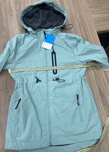 Columbia Turkuaz Kapüşonlu Rüzgarlık Mont - Görsel 6