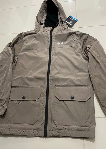 Columbia Açık Kahve Fermuarlı Erkek Yağmurluk - Görsel 3