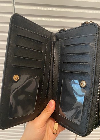 Siyah Deri Kadın Çanta - Görsel 5