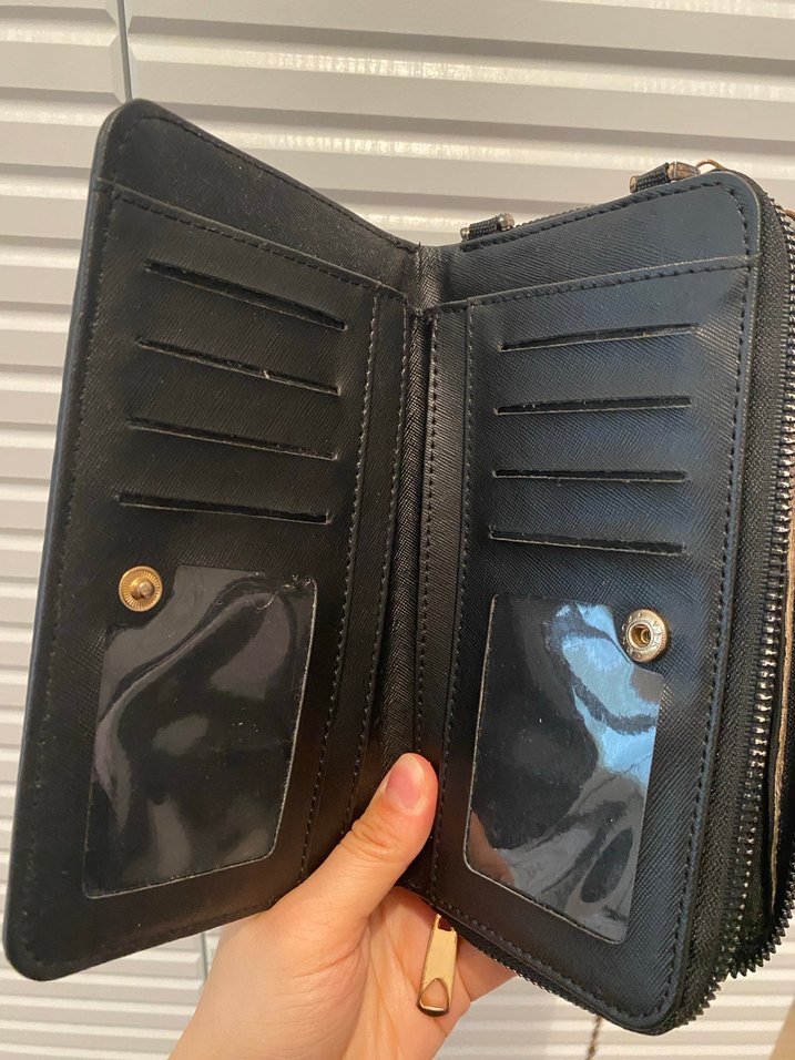 Siyah Deri Kadın Çanta - Görsel 5